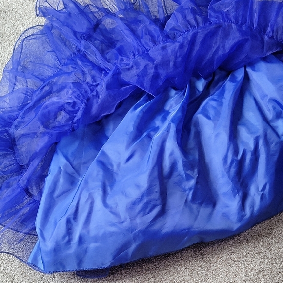 Elegant Blue Women's Skirt - Picture 4 of 4